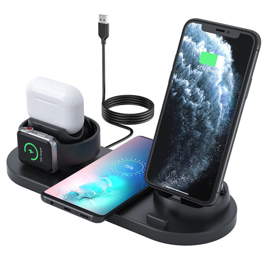 6-in-1 Wireless Charging Station for iPhone and Multiple Devices